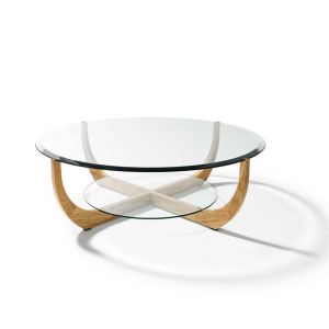 LAVISH Living Dining Hand Crafted Sustainable Solid Wood Furniture   TEAM7 Juwel Couchtisch Wohnen EI Rund