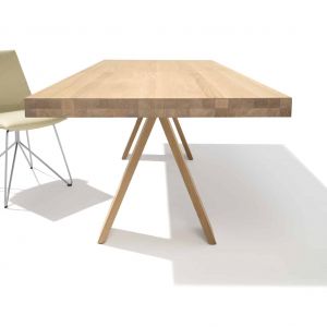 LAVISH Living Dining Hand Crafted Sustainable Solid Wood Furniture   TEAM7 Tema Tisch EI W 01